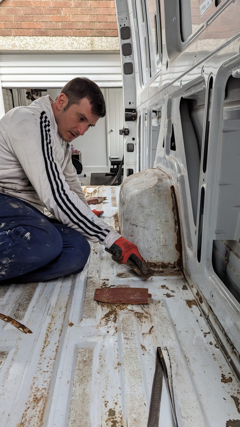 How To Strip Out Your Campervan And Prep It For Converting
